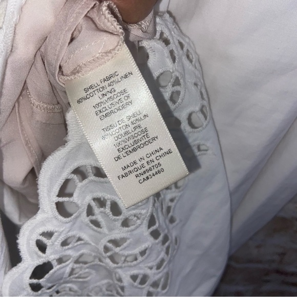 Rebecca Taylor Agnes Embroidery Dress in Milk Size 8 NWT - Picture 10 of 11